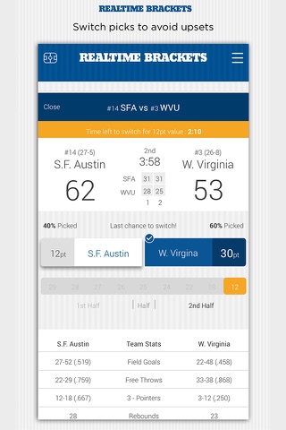 Realtime Brackets screenshot 2