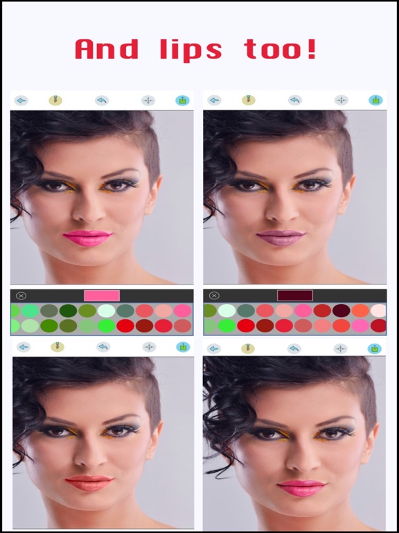 Screenshot #5 pour Hair & Lip Color Changer
