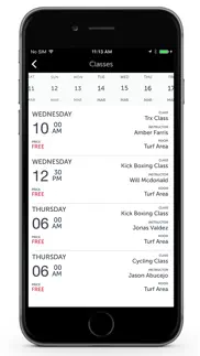 flex fitness club iphone screenshot 2