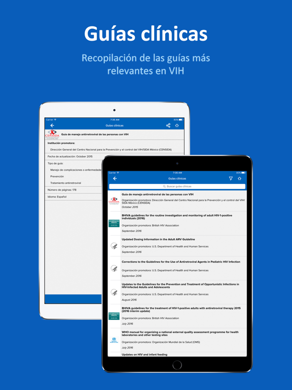 iDoctus VIH iPad screenshot 5 - Medical app