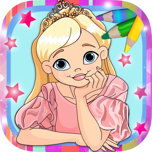 Magic Princess - Coloring Book icon