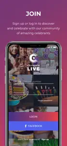 CelebrateLive screenshot #1 for iPhone