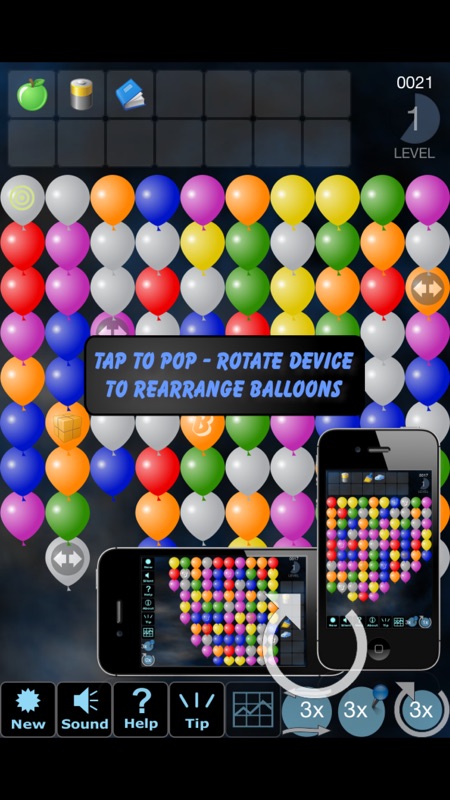 Tap 'n' Pop Classic (Lite): Balloon Group Remove screenshot 1