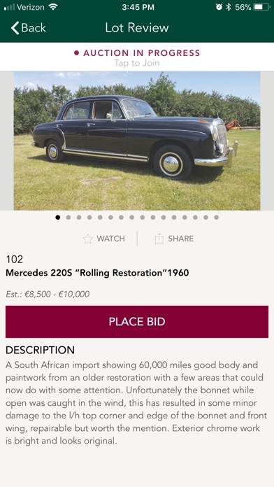 Essex Classic Car Auctions screenshot 3