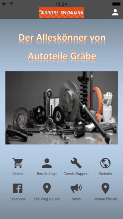 Screenshot #1 pour Autoteile Gräbe