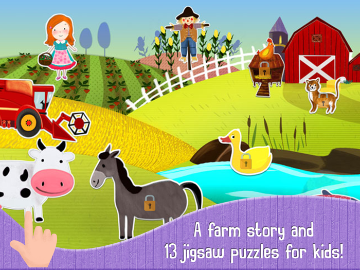Kids Jigsaw Puzzles Farm