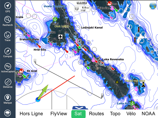 Screenshot #5 pour Croatia Nautical Charts HD GPS