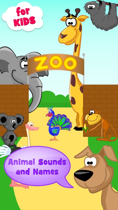 動物の音：子供と幼児のための教育ゲームのおすすめ画像1