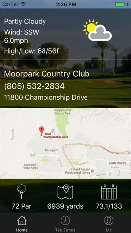 Game screenshot Moorpark Country Club Golf apk