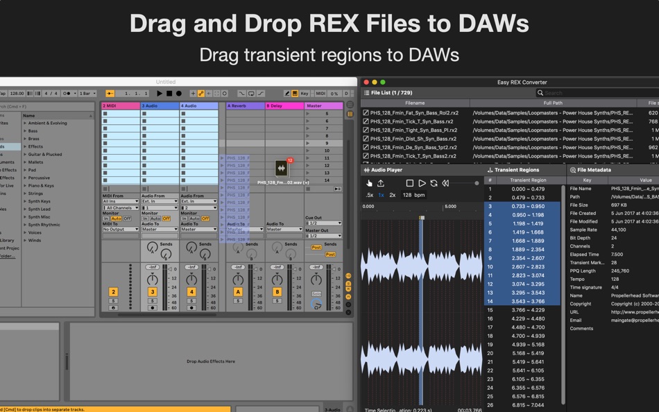 #7. Easy REX Converter (macOS) Podle: Young Ho Lee