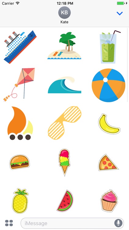 Summer Holiday Sticker