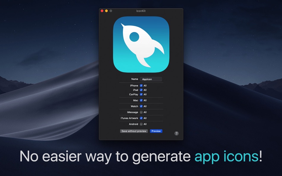 #1. IconKit (macOS) 게시자: Appersian