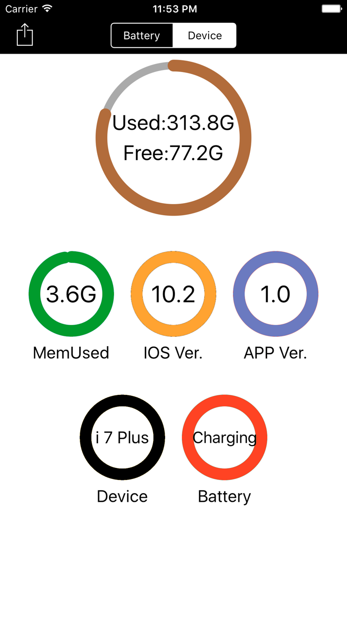 Battery and Device Infomation