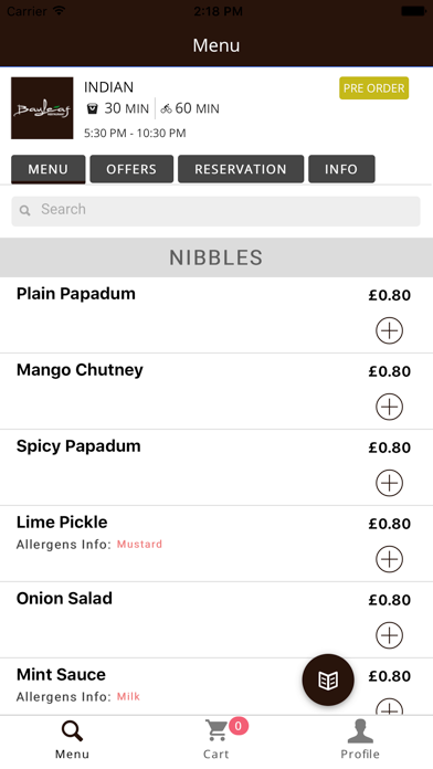 Screenshot #1 pour Bayleaf Restaurant & Takeaway