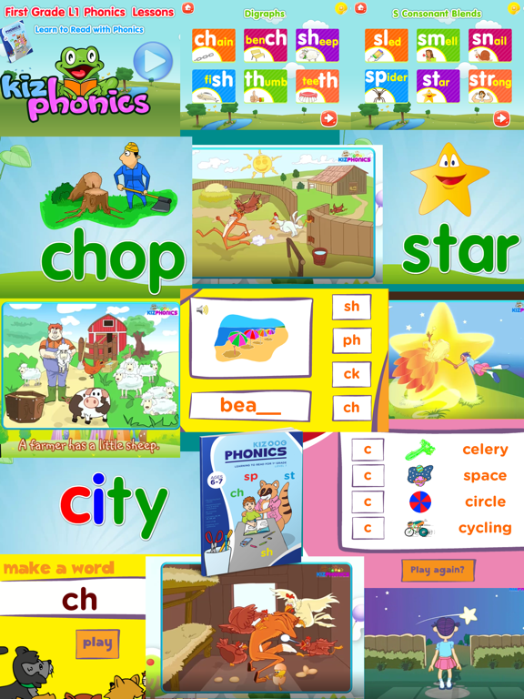 Screenshot #4 pour Kiz Phonics 1st Grade1 Lite