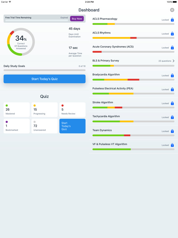 Screenshot #6 pour ACLS Exam Review - Test Prep for Mastery