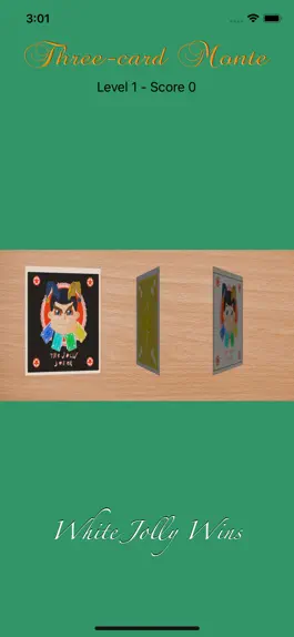 Game screenshot Three-Cards Monte apk