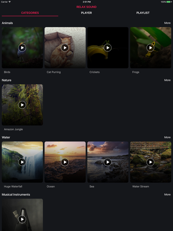 Screenshot #4 pour Relax Sounds - Relaxing Nuature & Ambient Melodies