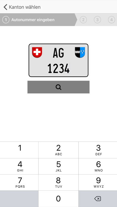 Swiss Plates Pro App-Screenshot