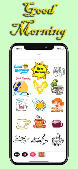 Game screenshot Good Morning Stickers Pack apk
