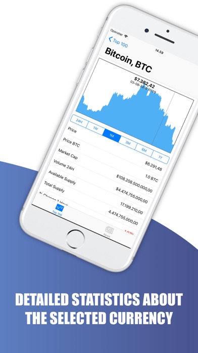 Screenshot #2 pour Top 100 Crypto Tracker
