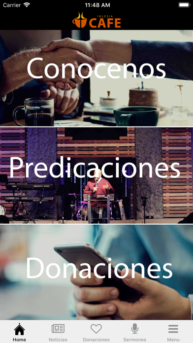 Screenshot #2 pour Iglesia Cafe App