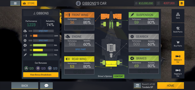Motorsport Manager Mobile 2 Screenshot