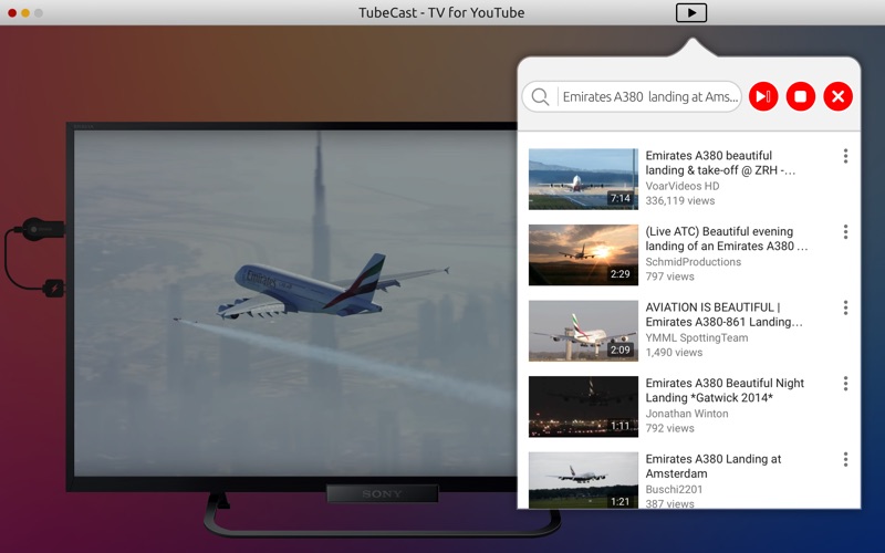 tubecast - tv for youtube iphone screenshot 4