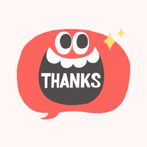 Cute Bubble Text Animated Icon