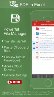 pdf to excel with ocr lite iPhone Captures Décran 1