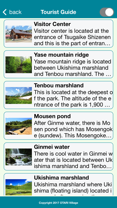 Screenshot #3 pour Guide app for enjoying Tsugaike Shizenen