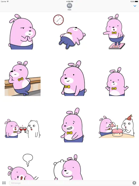 Pinky Rabbit Life Animation