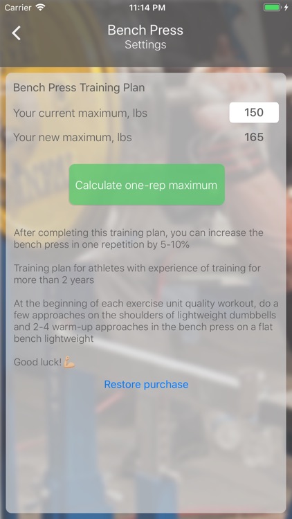 Bench Press 16 weeks screenshot-4