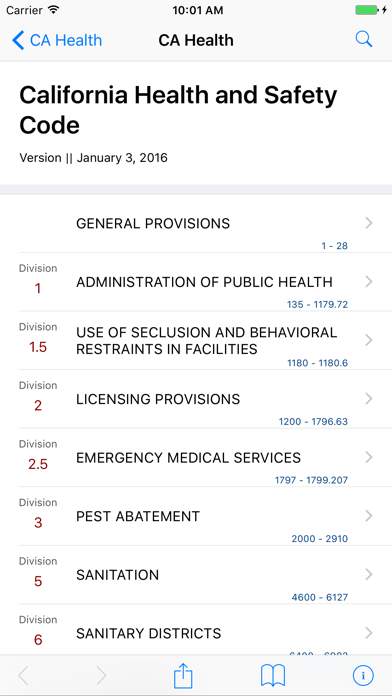 How to cancel & delete California Health and Safety from iphone & ipad 1