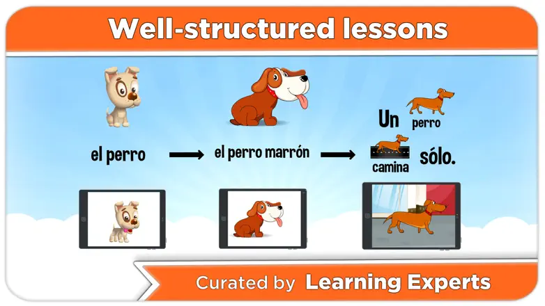 Learn Spanish lessons for kids: Screenshot 1 von 5
