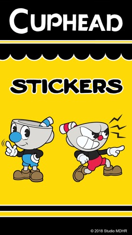 Cuphead Stickersのおすすめ画像1