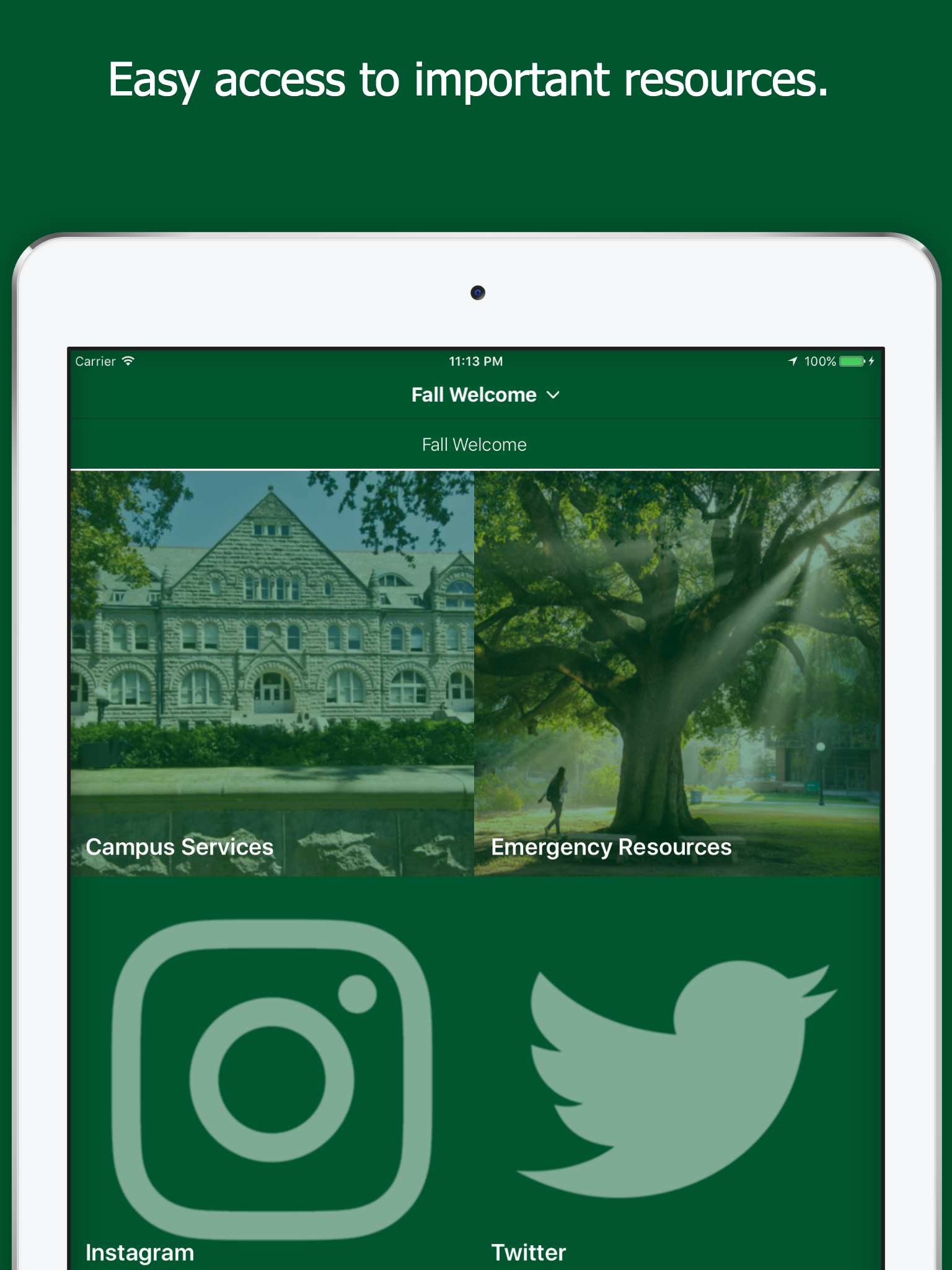 Tulane University Fall Welcome