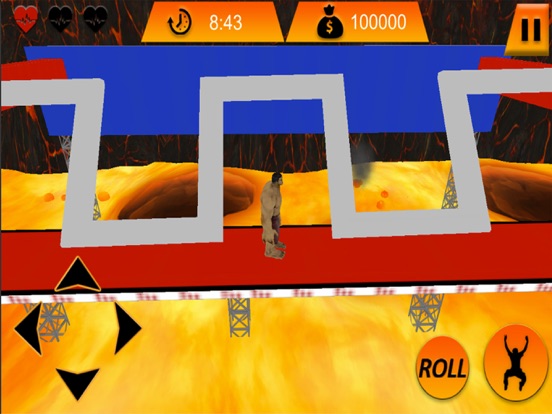 American Ninja Obstacle Course: Lava Game iPad screenshot