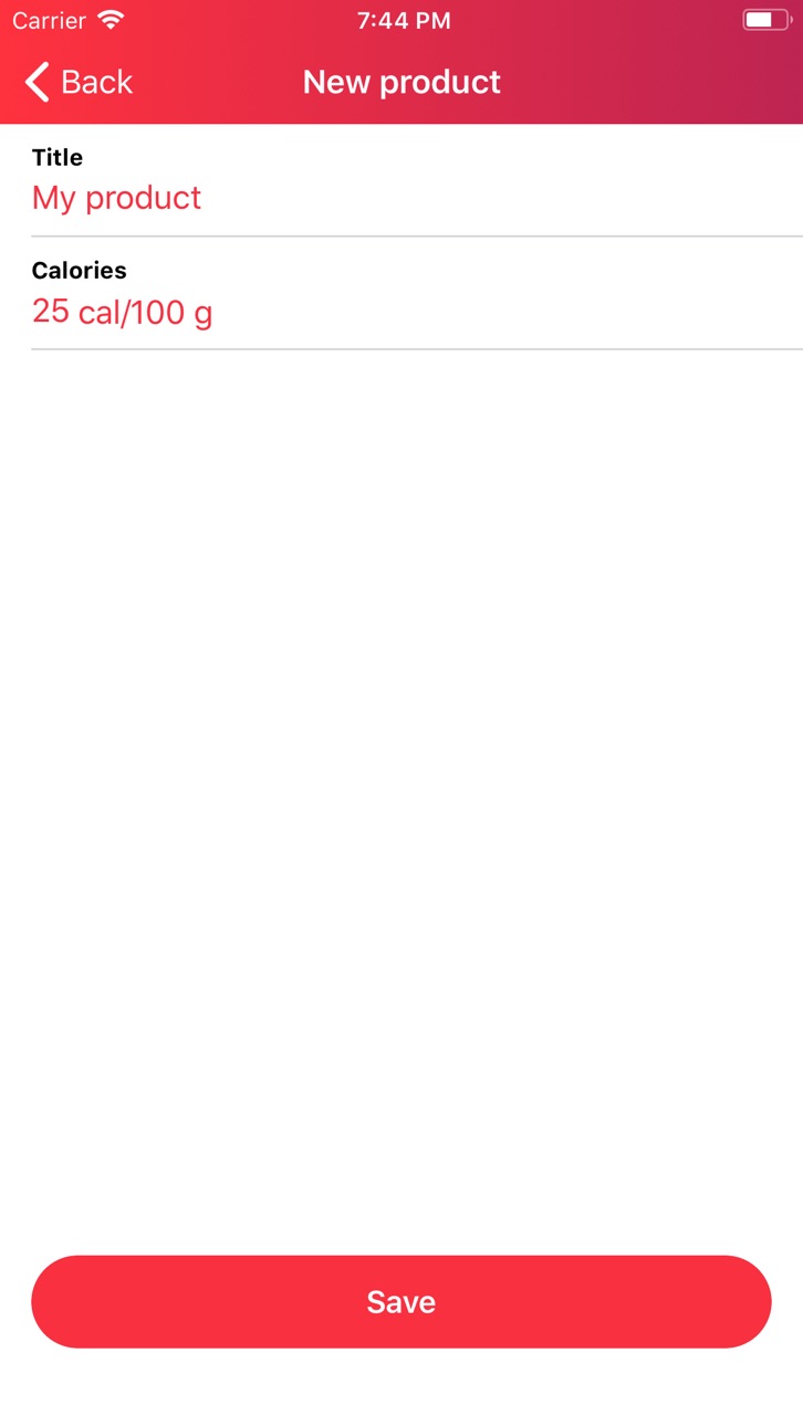iPhone screenshot