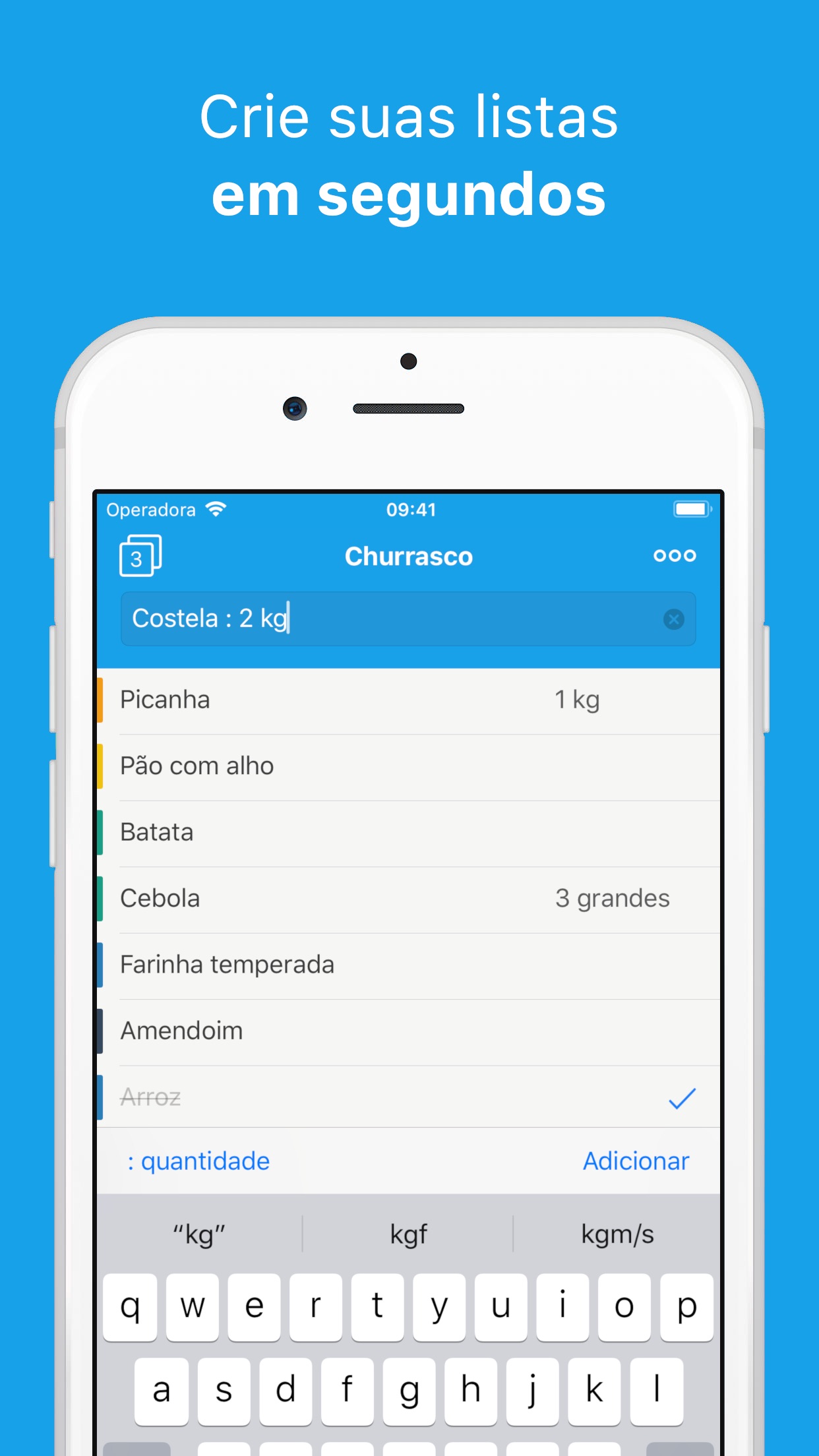 Screenshot do app Remember To Buy!