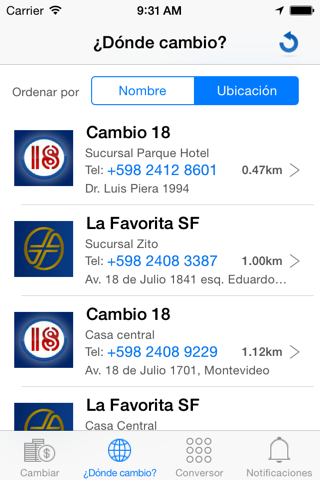 CambiosUY screenshot 3