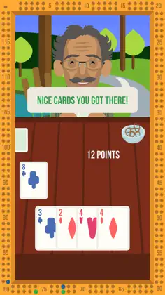 Cribbage With Grandpas - Screenshot 2