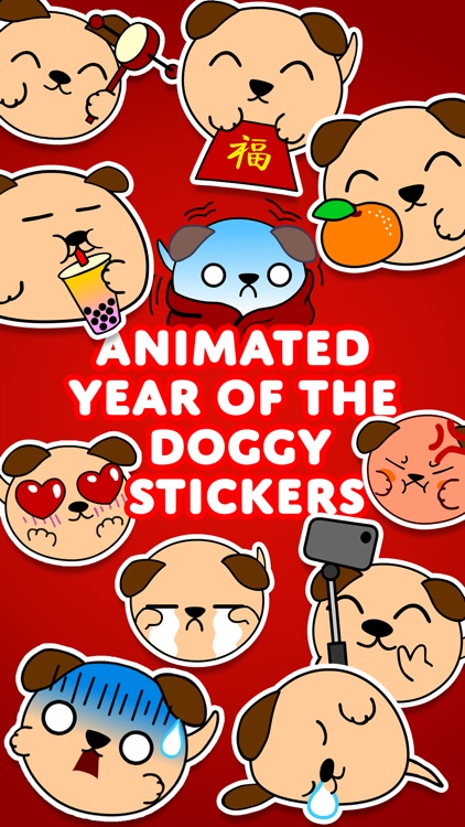 Year Of The Dog Stickers