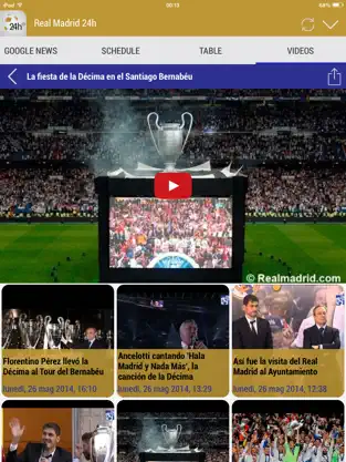 Screenshot 1 24h News for Real Madrid iphone