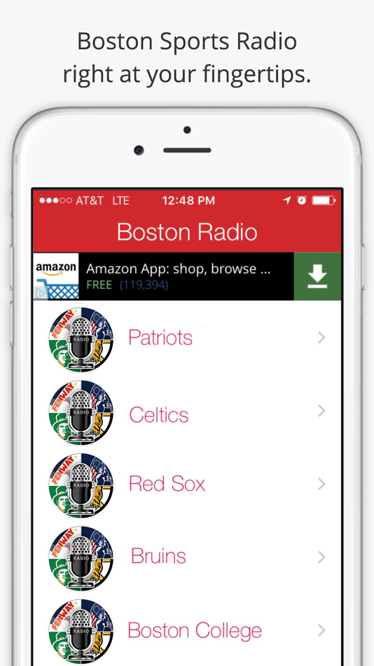 Boston GameDay Radio For Patriots Red Sox Celtics - 1.1 - (iOS)