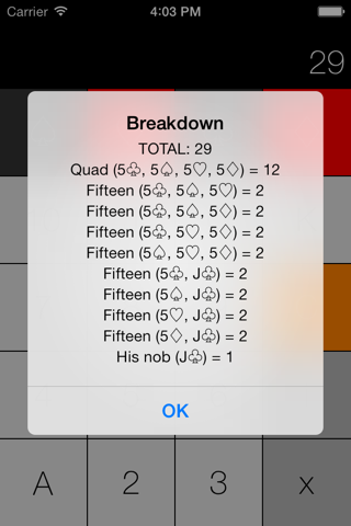 Cribbage Calculator screenshot 3