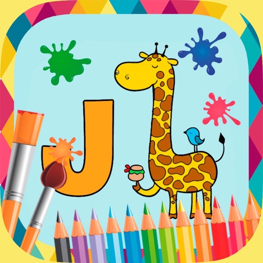 Alphabet Paint Coloring Book icon