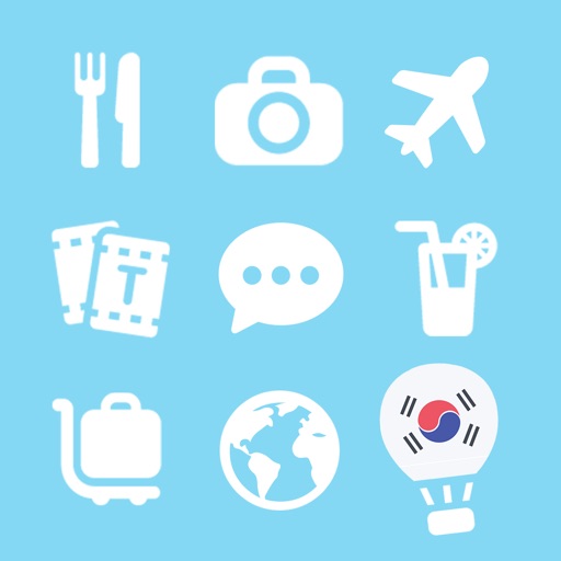 LETS Travel Korea! Speak Korean Phrase Guide Book icon