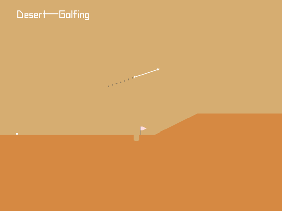 Desert Golfing iPad app afbeelding 1