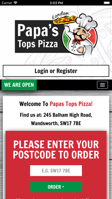 How to cancel & delete Papa's Tops Pizza from iphone & ipad 1